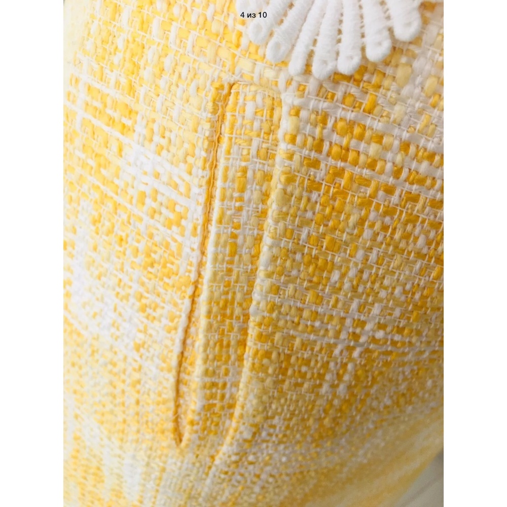 Laundry Dress Size 0 , Tweed Yellow - Picture 4 of 10